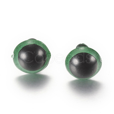 Craft Plastic Doll Eyes Stuffed Toy Eyes X-DIY-R039-10mm-06-1