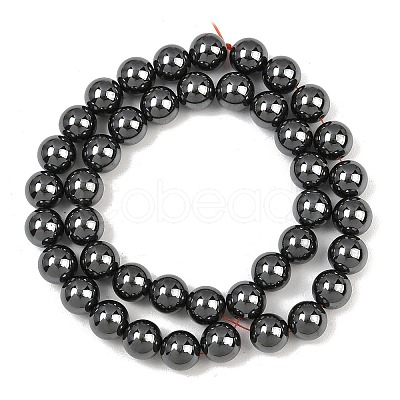 Synthetic Non-magnetic Hematite Beads Strands GG-CBAB93D-B01-10mm-1