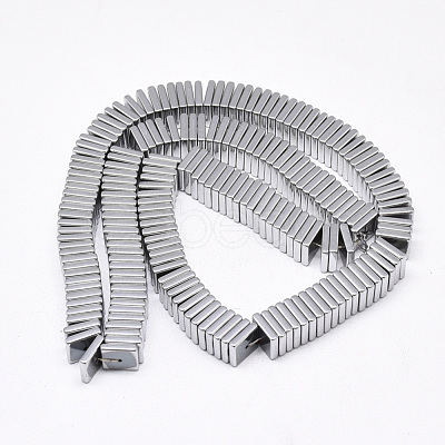 Electroplate Non-magnetic Synthetic Hematite Heishi Beads Strands G-T061-24D-1