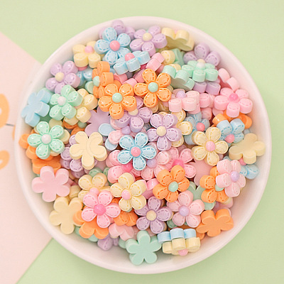 Opaque Resin Cabochons RESI-K027-19-1