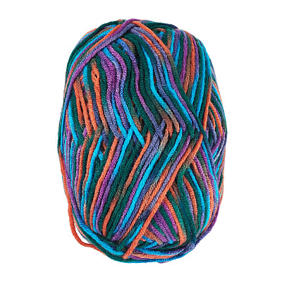 Light Gradient Segment Dyed Polyester Yarn DIY-TADJ0002-005D-1