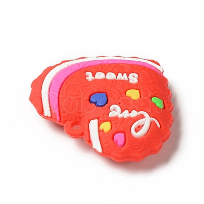 Opaque Resin Pendants LS-RESI-D065-F01-1