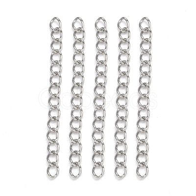 Tarnish Resistant 304 Stainless Steel Chain Extender X-CHS-R005-1