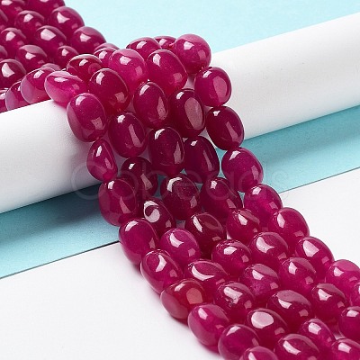 Natural White Jade Beads Strands G-E614-B01-04-1