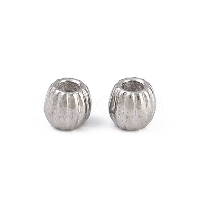 304 Stainless Steel Beads STAS-D394-02E-P-1