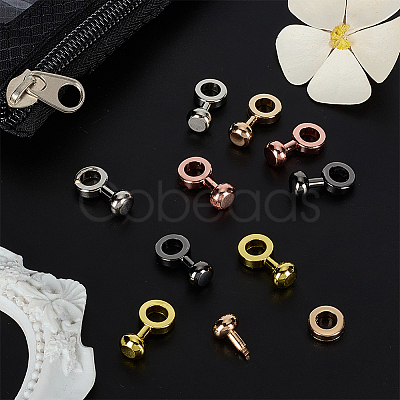 10Pcs 5 Colors Brass Clasps FIND-AR0006-61-1