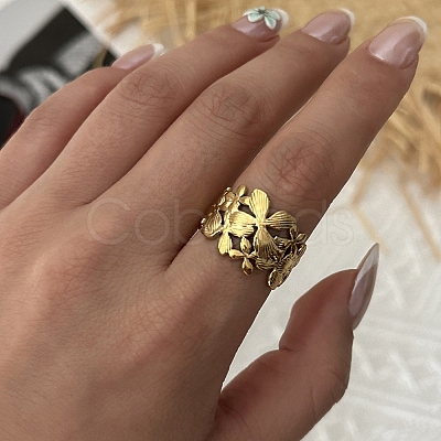 Brass Cuff Open Rings KK-CBA8D1E-03C-G-1