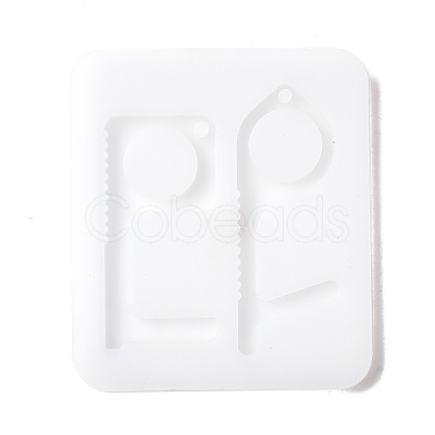 Key Shape DIY Pendant Silicone Molds DIY-F114-14-1