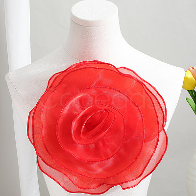 3D Flower Polyester Multilayer Ornament Accessories FIND-WH20008-43A-1