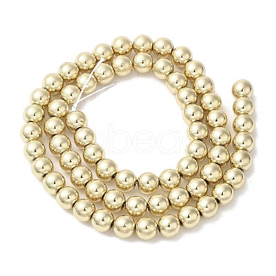 Electroplated Synthetic Non-magnetic Hematite Beads Strands LS-G-I364-C03-G-1
