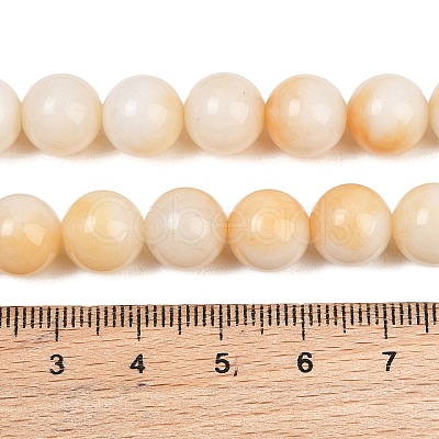 Dyed Natural White Jade Beads Strands GG-CBAD029-A01-10mm-1