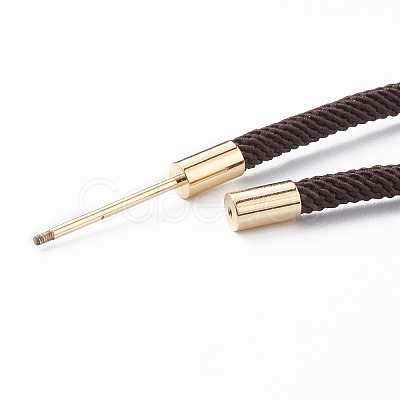 Braided Nylon Cord Bracelet Making X-MAK-A017-D01-03G-1
