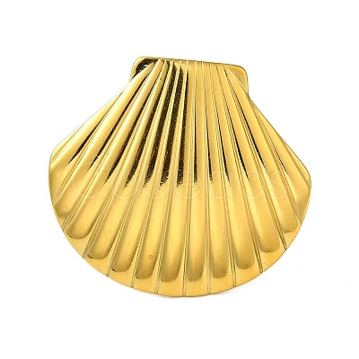 Ocean Beach Series 304 Stainless Steel Cuff Ring LS-RJEW-Q820-02G-1