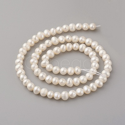 Natural Cultured Freshwater Pearl Beads Strands PEAR-G007-33-01-1