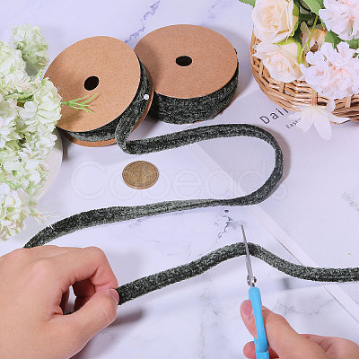 Polyester Chenille Ribbon OCOR-WH0097-36C-1