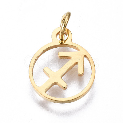201 Stainless Steel Charms STAS-Q237-M003-8-1