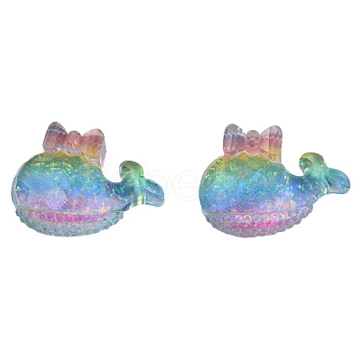 Transparent Epoxy Resin Decoden Cabochons CRES-N034-48-1