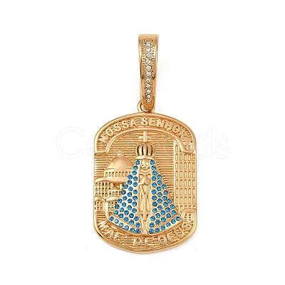 304 Stainless Steel with Rhinestone Pendants Hand Polished STAS-Z171-25G-02-1