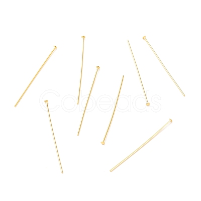 Brass Flat Head Pins KK-F824-114D-G-1