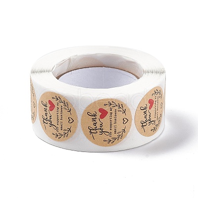 Paper Thank You Gift Sticker Rolls STIC-E001-03-1