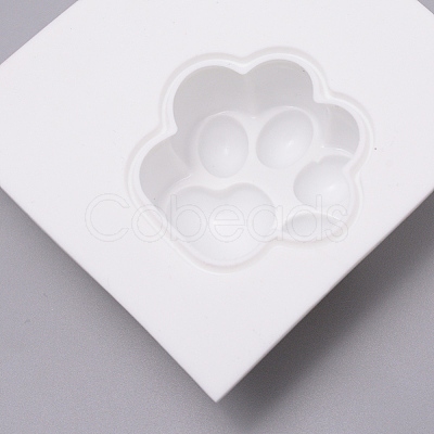 DIY Cat Paw Silicone Molds DIY-WH0177-94A-1