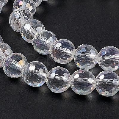 Electroplate Glass Bead Strands EGLA-R040-8mm-15-1