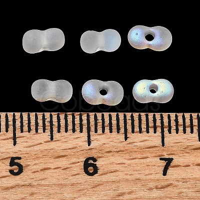Glass Frosted Seed Beads LS-SEED-NH0002-01C-1