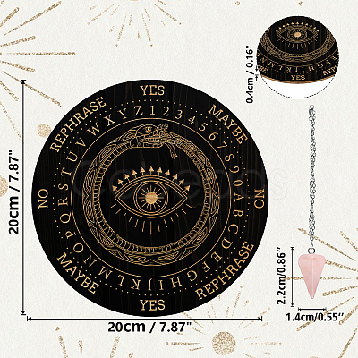 DIY Dowsing Divination Makign Kit DIY-GA0004-90A-1