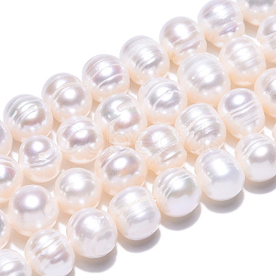 Natural Cultured Freshwater Pearl Beads Strands X-PEAR-N013-07N-1