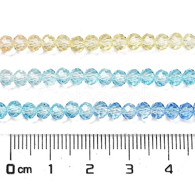 Transparent Painted Glass Beads Strands DGLA-A034-T4mm-A13-1