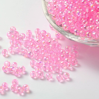 Eco-Friendly Transparent Acrylic Beads X-PL731-5-1