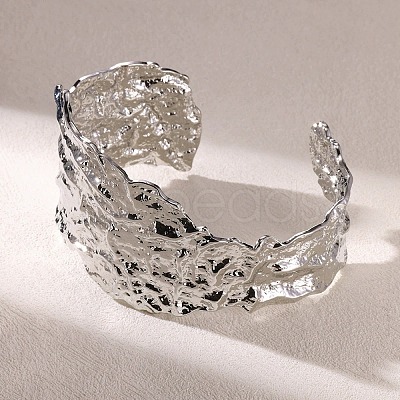 304 Stainless Steel Cuff Bangles LS-BJEW-S167-01P-1