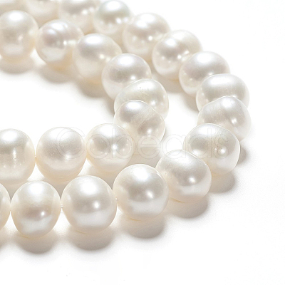 Natural Cultured Freshwater Pearl Beads Strands PEAR-F007-19-1