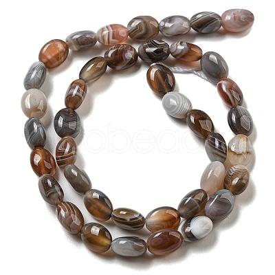 Natural Botswana Agate Beads Strands G-NH0015-C03-01-1