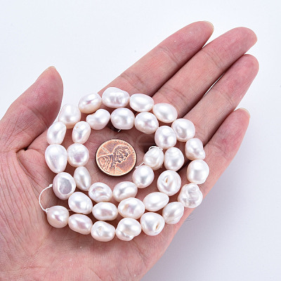 Natural Keshi Pearl Beads Strands PEAR-S020-X01-1