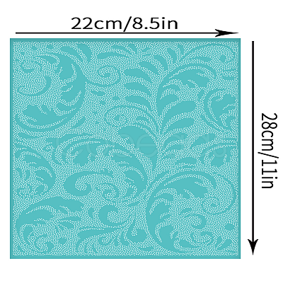 Self-Adhesive Silk Screen Printing Stencil X1-DIY-WH0338-315-1