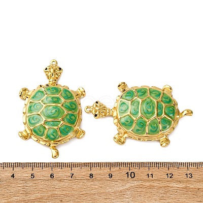 304 Stainless Steel Enamel Big Pendants STAS-L299-24G-04-1