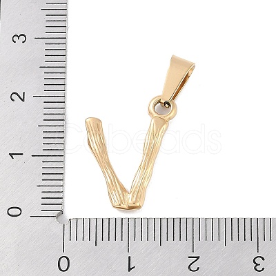 304 Stainless Steel Pendants STAS-F235-01G-V-1