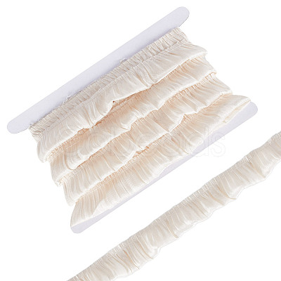 9Yards Chiffon Wrinkles Lace Ribbon OCOR-HY0002-38A-03-1