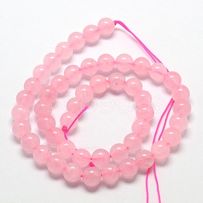 Natural Rose Quartz Beads Strands G-L104-4mm-01-1