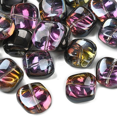 20Pcs Electroplate Glass Beads EGLA-YW0005-15B-1