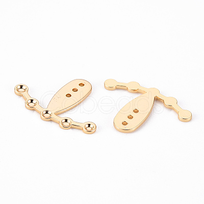 Brass Stud Earring Findings KK-Q766-016-NF-1