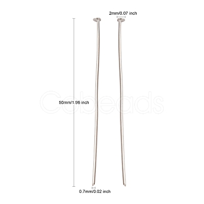 Iron Flat Head Pins HP5.0cm-1
