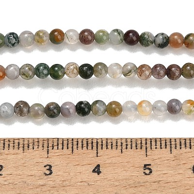 Natural Indian Agate Beads Strands GG-CBA77FB-A01-3mm-1