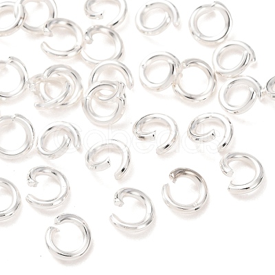 Brass Open Jump Rings KK-G604-08S-20-1
