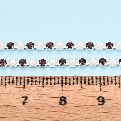 Iron Rhinestone Cup Chains CH-N005-02D-1
