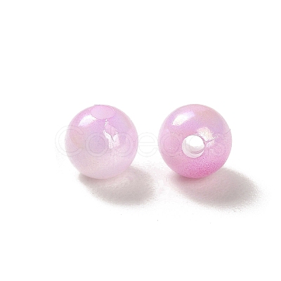 Opaque Acrylic Beads OACR-Z016-01B-06-1