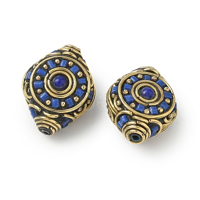 Handmade Tibetan Style Beads KK-Z157-01AG-02-1