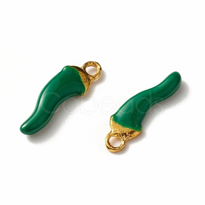 Alloy Enamel Charms PALLOY-F259-02G-1