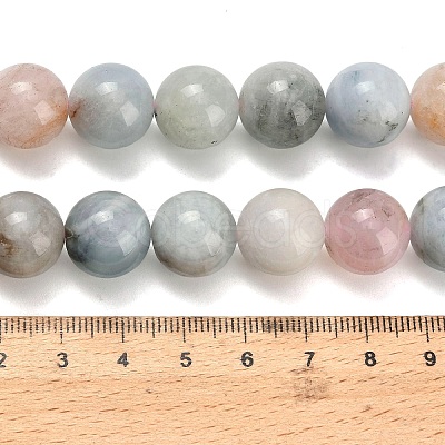 Natural Morganite Beads Strands G-H329-C10-14mm-1